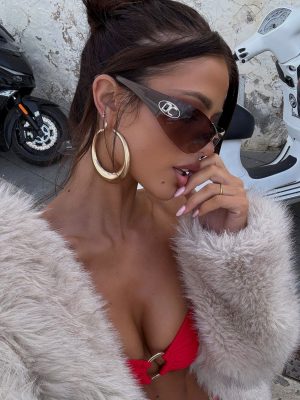 SIGNATURE FRAMELESS SUNGLASSES TAN