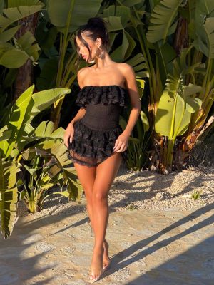 HOLI MINI DRESS BLACK