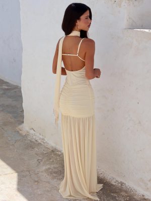 IDA MAXI DRESS CREAM