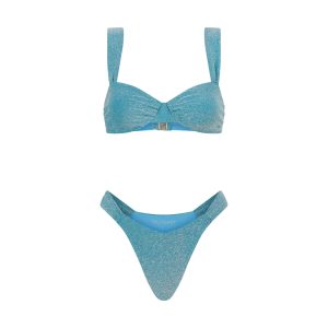 MALTA TOP TEAL SHIMMER