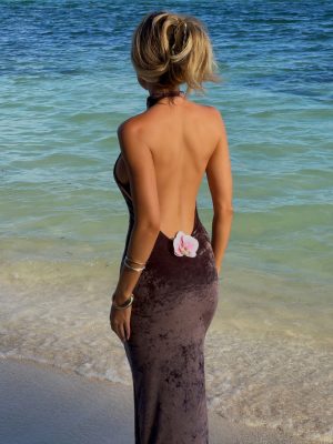 MIANE MAXI DRESS CHOCOLATE