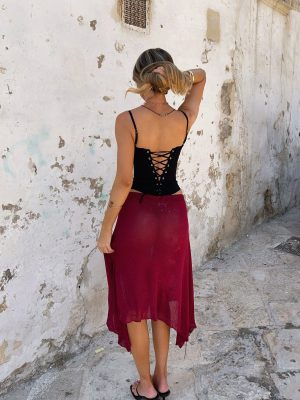 SOLEIL CORSET TOP BLACK