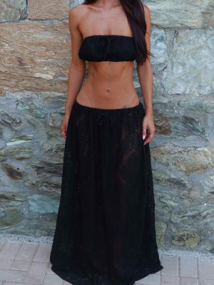 SOREN MAXI SKIRT BLACK