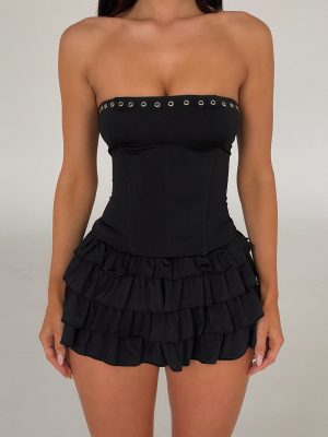 PIPPA MINI DRESS BLACK
