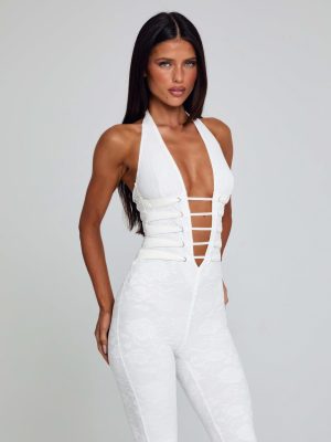 SAWYER JUMPSUIT WHITE